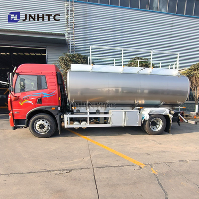 Cisterna de combustível FAW Cisterna de óleo 4X2 5M3 6 rodas resistente a intempéries com estrutura de estrutura de aço