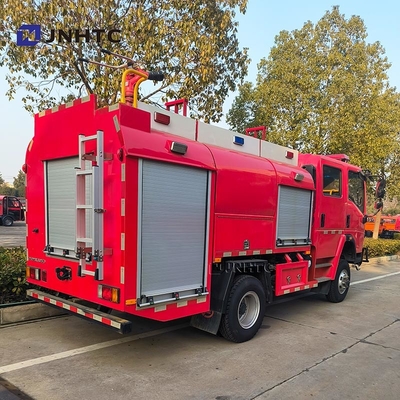 NEW Howo caminhão de combate a incêndios 5000L cisterna de espuma de água 4X4 caminhão de combate a incêndios bom preço