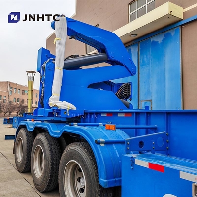 Novo camião oficial da China Container Side Lifter Lowbed Semi-Trailer com guindaste de alta qualidade