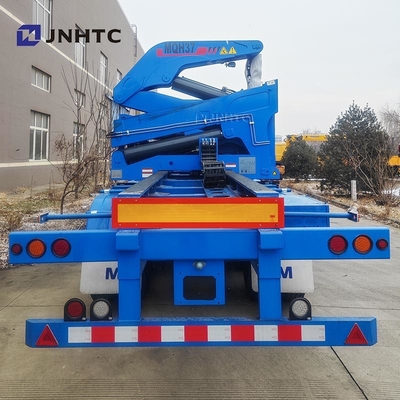 Novo camião oficial da China Container Side Lifter Lowbed Semi-Trailer com guindaste de alta qualidade