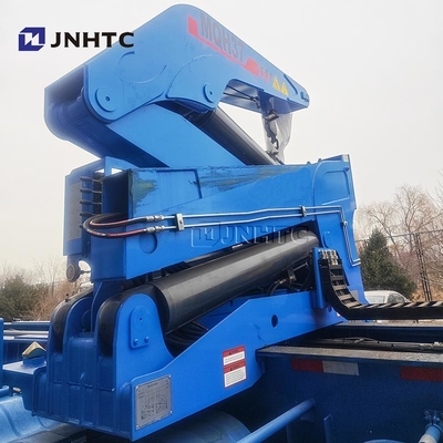 Novo camião oficial da China Container Side Lifter Lowbed Semi-Trailer com guindaste de alta qualidade