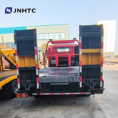 HOWO Caminhão destroçador 4x2 Carregador de escavadeira de 5 toneladas Removação Caminhão destroçador de carga de cama plana