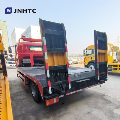 HOWO Caminhão destroçador 4x2 Carregador de escavadeira de 5 toneladas Removação Caminhão destroçador de carga de cama plana