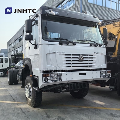 Melhor caminhão de carga a diesel HOWO 4x4 6 Wheeler Chassis com guindaste de alta qualidade
