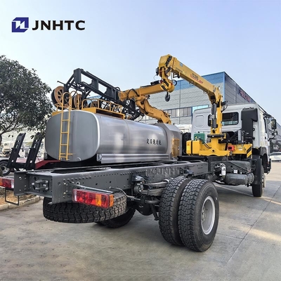 Melhor caminhão de carga a diesel HOWO 4x4 6 Wheeler Chassis com guindaste de alta qualidade
