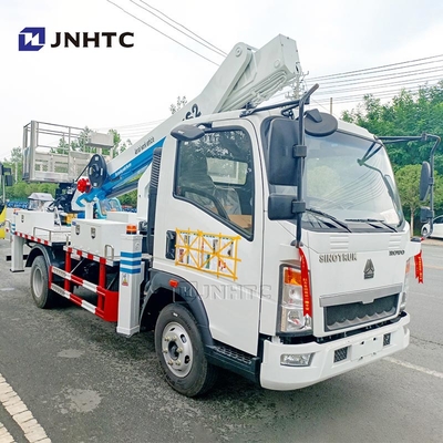 HOWO 4x2 20m Caminhão Montado Plataforma de Trabalho Aéreo Dobrável Knuckle Boom Plataforma de Trabalho Aéreo Caminhão