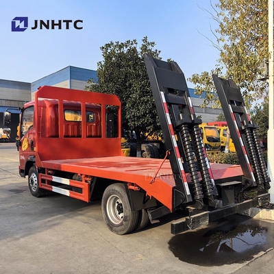 Bom preço HOWO Wrecker caminhão 4X2 165HP Mini Camioneta Cargo de cama plana com caminhão escada