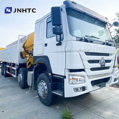 Sinotruk Howo Cran Truck 8X4 Carga de 10 toneladas com guindaste dobrável 16 rodas 400hp para venda