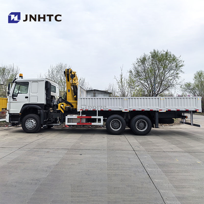 Sinotruk HOWO 6x4 400HP caminhão de carga com caminhão de guindaste de 10 toneladas China fábrica