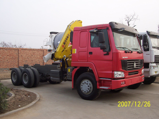 O caminhão do trator de Sinotruk montou guindastes as toneladas do equipamento 336hp 6×4 XCMG12 que Crane