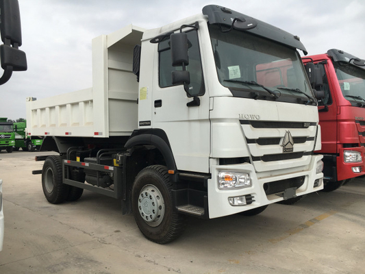 Veículo com rodas resistente profissional branco do caminhão basculante 6 de 20-30T Sinotruk 4x2 para o sistema médio do elevador