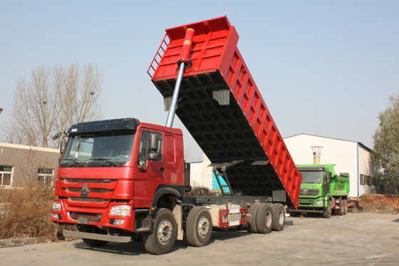 Rodas resistentes de levantamento dianteiras do caminhão basculante 8 x 4 de Sinotruk Howo7 30M3 12