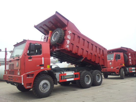 Sinotruk 6x4 10 roda o caminhão de caminhão basculante LHD da mineração do caminhão basculante pesado 70T 30M3 371hp