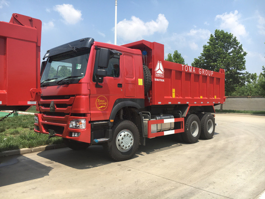Caminhão basculante 18 CBM de SINOTRUK HOWO 6x4 com o eixo HF9 dianteiro e o eixo traseiro HC16