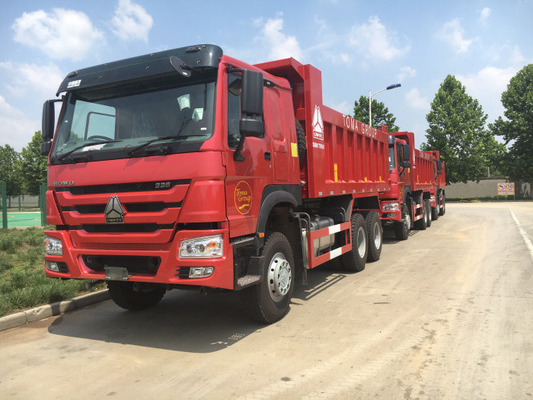 Caminhão basculante 18 CBM de SINOTRUK HOWO 6x4 com o eixo HF9 dianteiro e o eixo traseiro HC16