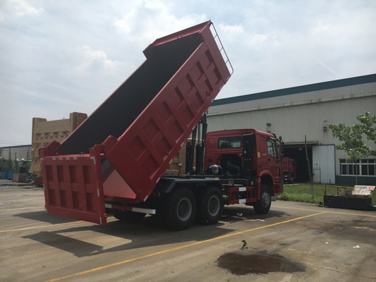 Caminhão basculante 18 CBM de SINOTRUK HOWO 6x4 com o eixo HF9 dianteiro e o eixo traseiro HC16