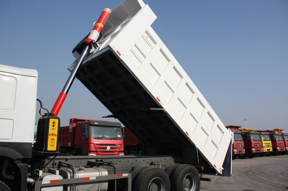 Levantamento resistente branco da capacidade LHD HYVA do caminhão basculante 40T 20M3 de Sinotruk Howo7 da cor