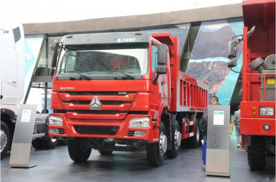 modelo 371hp de Capaicty Sinotruk Howo7 da carga do caminhão basculante 50-60T da roda de 8x4 25-30M3 12