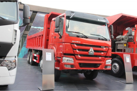 modelo 371hp de Capaicty Sinotruk Howo7 da carga do caminhão basculante 50-60T da roda de 8x4 25-30M3 12