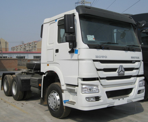 25 toneladas de caminhão branco Wd615.47 do trator de Howo Sinotruk 6x4 com resistência alta da colisão