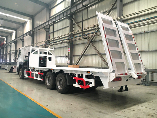 10 leito pesado do caminhão 30-40T da carga de Sinotruk Howo7 dos pneus com escada 6x4 Euro2 371hp