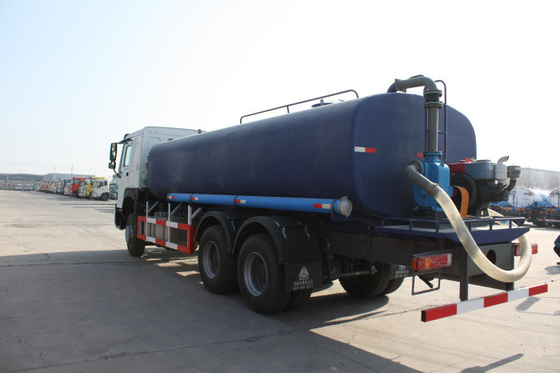 caminhão caminhão/13 da eliminação de resíduos de CBM do petroleiro da água de esgoto 6x4 com função da descarga da pressão