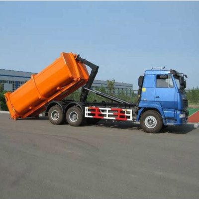 Cor removível 290/336/371hp do amarelo do caminhão da recolha de lixo do transporte de HOWO 6X4