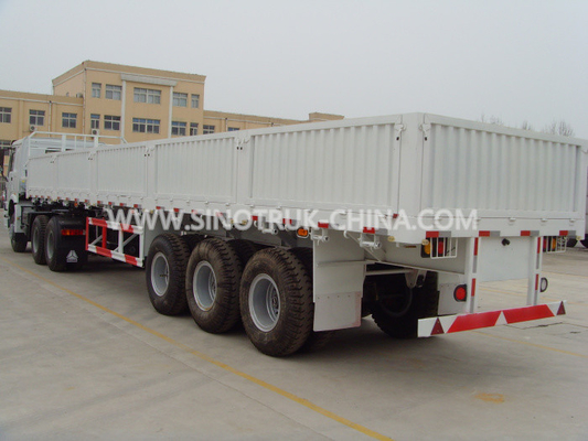 Reboques resistentes de pouco peso de Dropside semi com o telhado impermeável da tampa e do slider