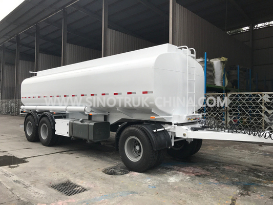 25 3 de BPW dos eixos de óleo toneladas de reboque do tanque/do depósito de gasolina reboque semi com 2 salas