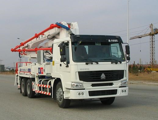 39 M3 - o ³ de 125m Output o caminhão da bomba concreta com os 4 braços HDT5291THB-39/4 das seções