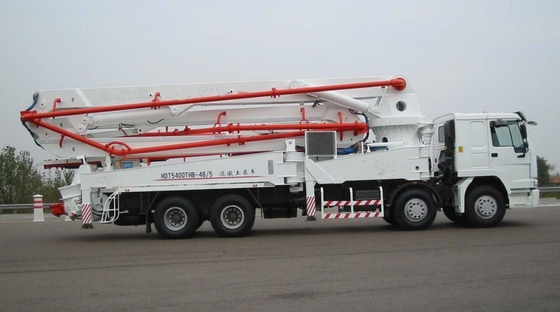 Caminhão da bomba do cimento de 8×4 HOWO/caminhão concreto da bomba do crescimento para a construção