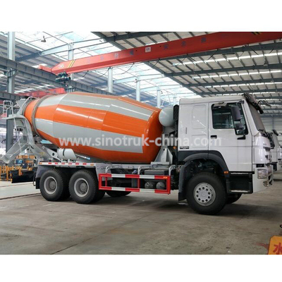 336hp construção de aço do caminhão do misturador concreto do motor 6×4 Howo com o petroleiro 10cbm