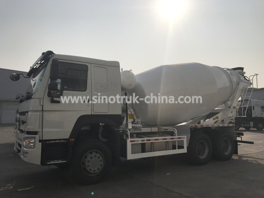 336hp construção de aço do caminhão do misturador concreto do motor 6×4 Howo com o petroleiro 10cbm
