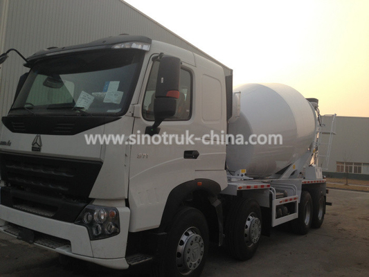 Caminhão concreto do agitador de Sinotruk Howo A7 8×4 com o motor 371hp e a uma cama
