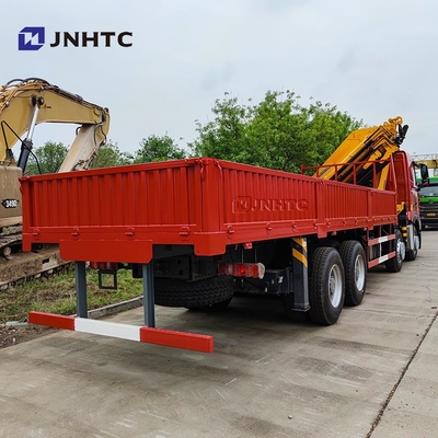 Howo T7H Novo 8*4 12 rodas 40 toneladas 380HP Guindaste montado Max 16 toneladas Carga de braço com caminhão guindaste