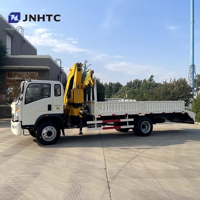 Carrinho novo ou usado Grão montado HOWO Cargo Grão de reboque Carrinho com escada 10 toneladas Telescópica Extender Boom Truck