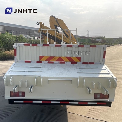 Carrinho novo ou usado Grão montado HOWO Cargo Grão de reboque Carrinho com escada 10 toneladas Telescópica Extender Boom Truck