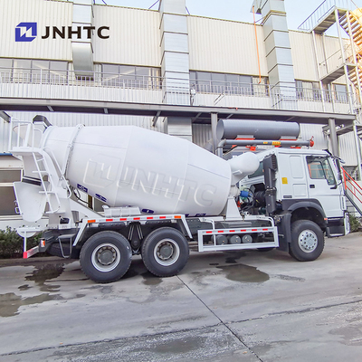 SINOTRUK HOWO Caminhão de mistura de betão 6X4 336HP 10m3 Capacidade Caminhão de mistura de cimento montado Caminhão de mistura de betão para venda