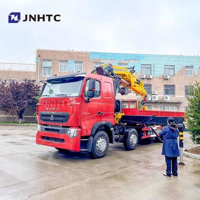 China Howo 6x4 380hp guindaste de braço dobrável com caminhão de carga 14/ 16 toneladas guindaste telescópico montado em barra bom preço
