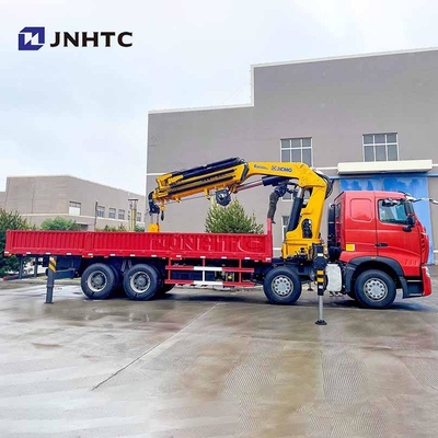 China Howo 6x4 380hp guindaste de braço dobrável com caminhão de carga 14/ 16 toneladas guindaste telescópico montado em barra bom preço
