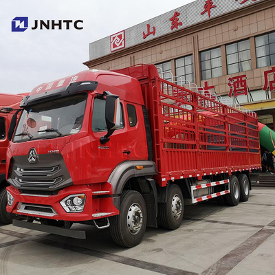 Hot HOWO Marca 8*4 Caminhão de carga de vedação Caminhão de carga de carga pesada Caminhão de transporte de carga