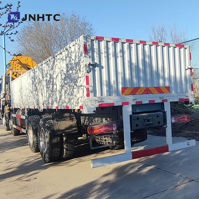 Novo caminhão de carga SINOTRUK HOWO 8X4 400HP com 10 12 toneladas de guindaste