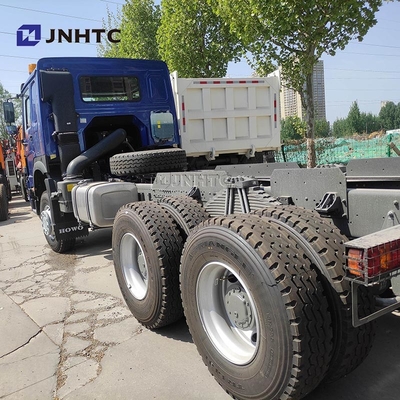 NOVO HOWO 6X4 chassi de caminhão de despejo 400HP 10 rodas chassi de caminhão de descarga azul
