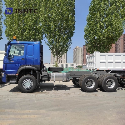 NOVO HOWO 6X4 chassi de caminhão de despejo 400HP 10 rodas chassi de caminhão de descarga azul