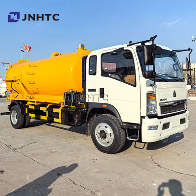 NOVO Sinotruk HOWO 10cbm Tanque de sucção séptico fecal Tanque de vácuo Caminhão de tanque preço