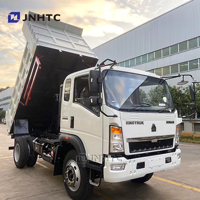 Sinotruk HOMAN 4x2 Pequeno camião de descarga com 5 toneladas 10 toneladas Capacidade de camião leve Suspensão aérea automática