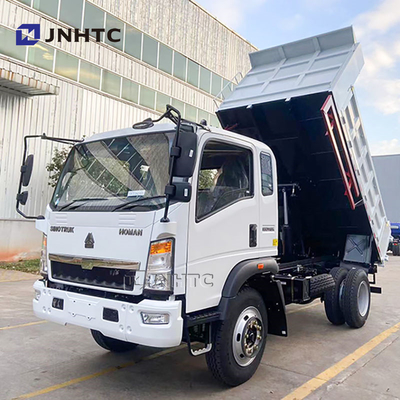 Sinotruk HOMAN 4x2 Pequeno camião de descarga com 5 toneladas 10 toneladas Capacidade de camião leve Suspensão aérea automática