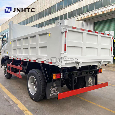 Sinotruk HOMAN 4x2 Pequeno camião de descarga com 5 toneladas 10 toneladas Capacidade de camião leve Suspensão aérea automática