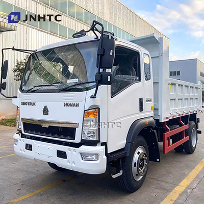 Sinotruk HOMAN 4x2 Pequeno camião de descarga com 5 toneladas 10 toneladas Capacidade de camião leve Suspensão aérea automática