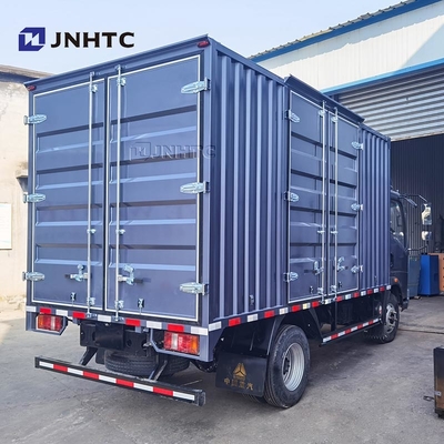 China caminhão leve HOWO Van Tank Cargo 4X2 116hp 6 Wheels Box Truck para venda